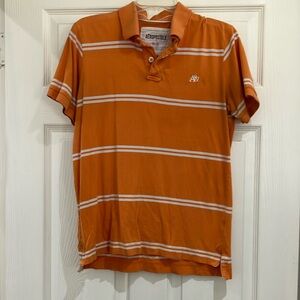 Aeropostale Men's Orange Polo Shirt
